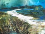 Interview with landscape artist Fiona Matheson. Croft houses appear regularly on her paintings, a reference to life in Strathcarron and Culrain.