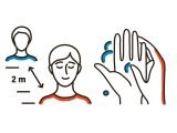 As Scotland eases lockdown restrictions these measures help protect yourself and others: physical distancing and hand and respiratory hygiene