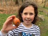 The schools are closed but children in the Kyle of Sutherland area are busy learning at home and outdoors
