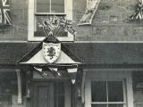 Dr McGregor decorated both the house and the garage with flags, bunting and a Crown and Lion Rampant which lit up with coloured lights.