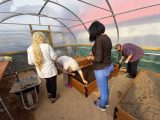 Our fantastic team of volunteers have worked extremely hard since last October and just look at the Polytunnel now!