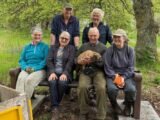 If you have been out and about enjoying the sunny spring days and strolling through the Gearrchoille, you may have come across the two new seats.