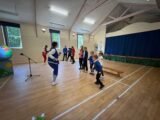 Children from our local primary schools have been practicing this high energy fun game and participating in football competitions. Well done everyone!